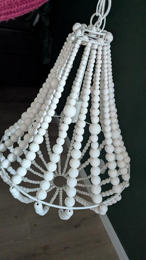 Lamp, Ophalen, Zo goed als nieuw, Hout, Minder dan 50 cm