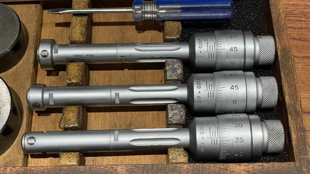 Tesa imicro 11-20mm 0,005mm binnenmicrometer-/schroefmaat, -, Ophalen of Verzenden, Zo goed als nieuw, Tesa