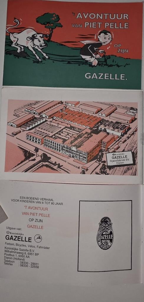 piet/pelle/verzamelen/hobby/gazelle/fietsen/boekjes/stickers, Ophalen of Verzenden, Zo goed als nieuw, Les of Cursus, Klassiek