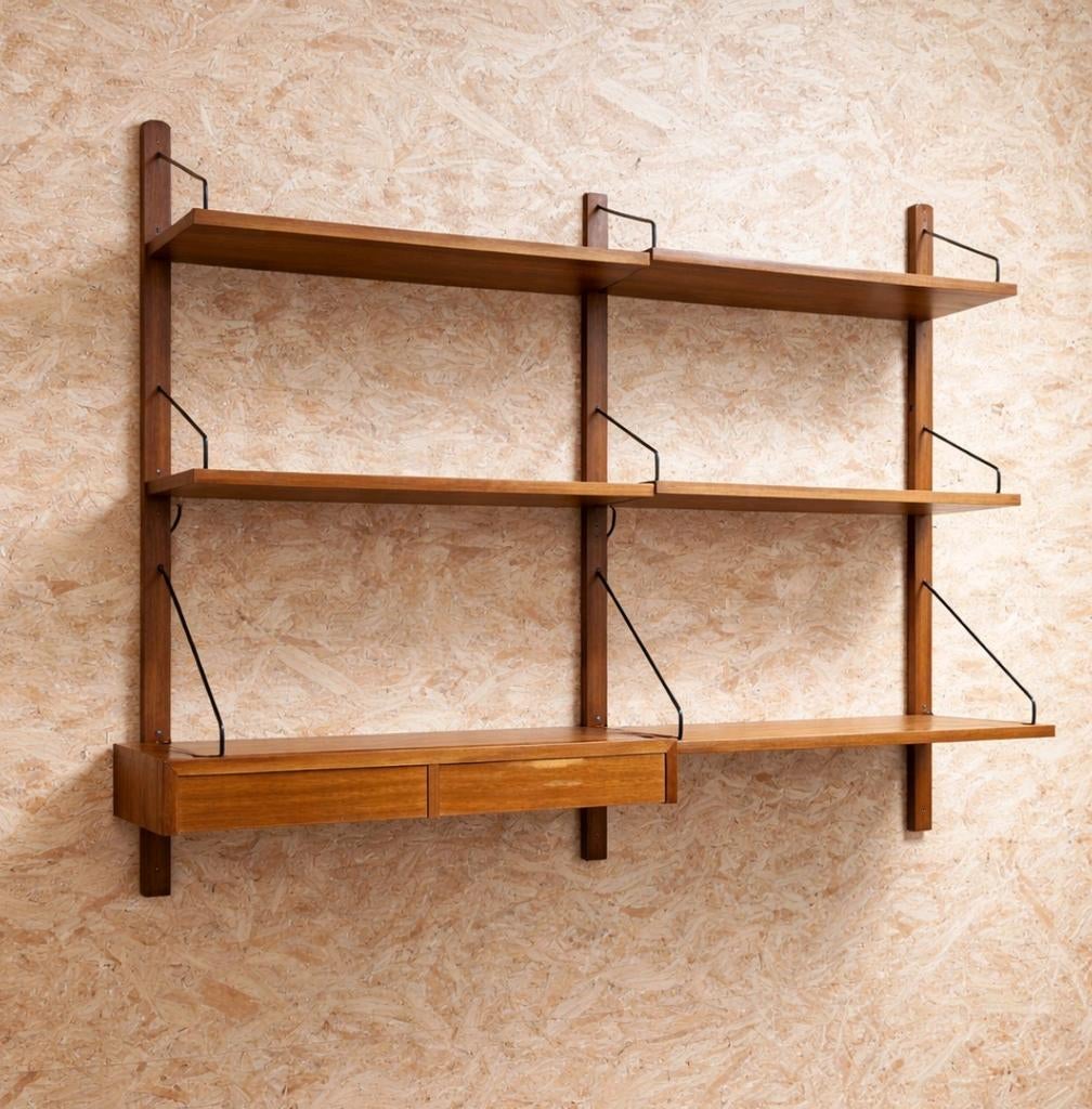 Vintage wandsysteem/wandmeubel Cadovius, Ophalen, Gebruikt