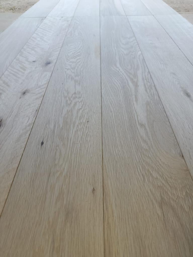 60M2 eiken duo-parket vloerdelen #VERNIEUWD#, Gebruikt, 10 m² of meer, 10 tot 30 cm, Hout