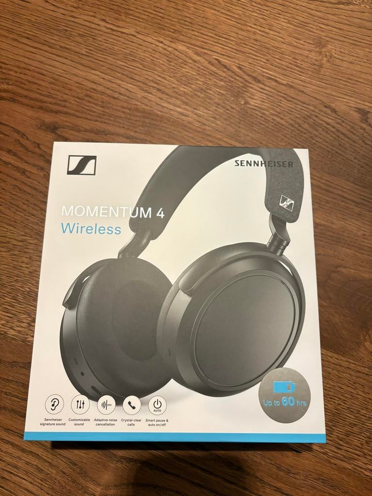 Sennheiser Momentum 4 Wireless koptelefoon, Audio, Tv en Foto, Koptelefoons, Nieuw, Over oor (circumaural), Sennheiser, Draadloos