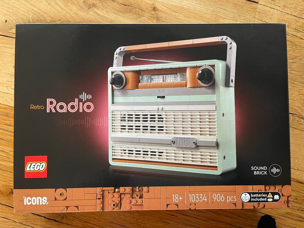 LEGO 10334 - Retro radio, Ophalen of Verzenden, Nieuw, Complete set, Lego