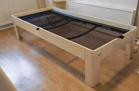 Auping Auronde poten 48 cm, Gebruikt, Retro, design, tijdloos, degelijk, Tweepersoons, Ophalen of Verzenden