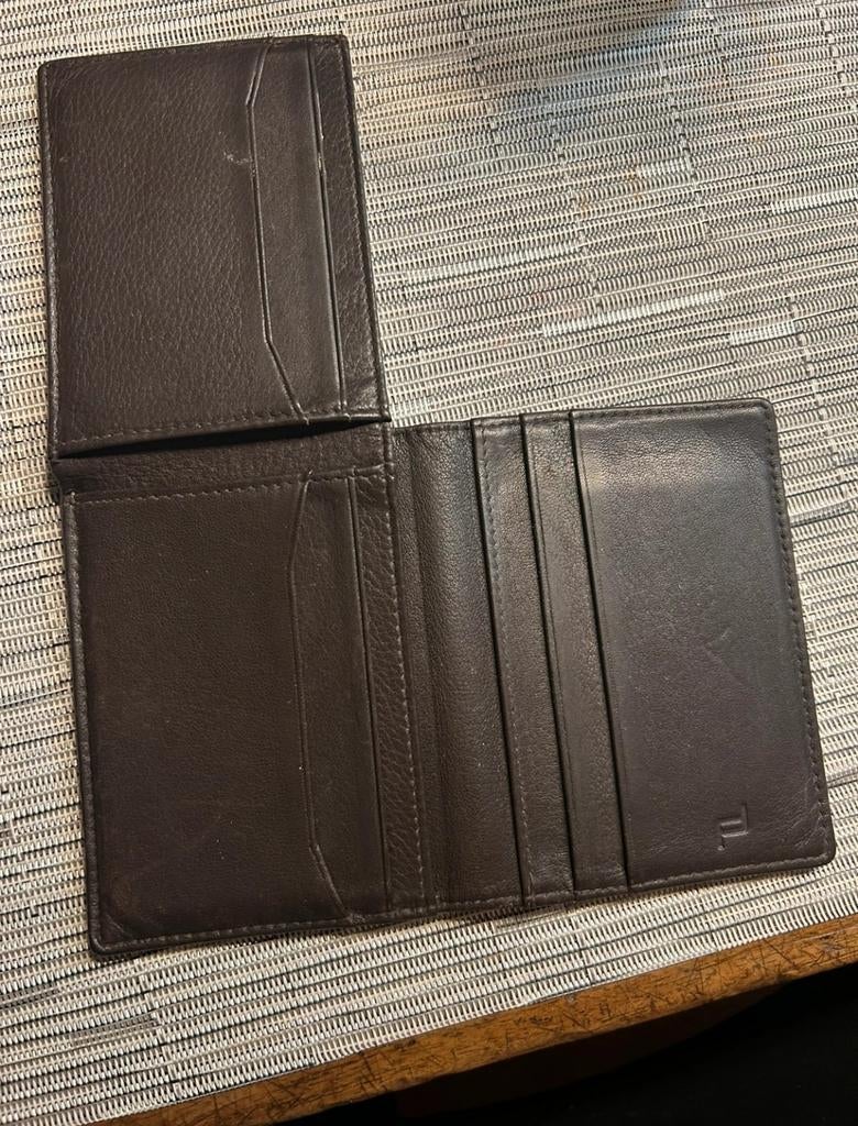 Origineel lederen porsche design portemonnee by BRIC'S, Sieraden, Tassen en Uiterlijk, Ophalen of Verzenden, Gebruikt, Zwart, Leer