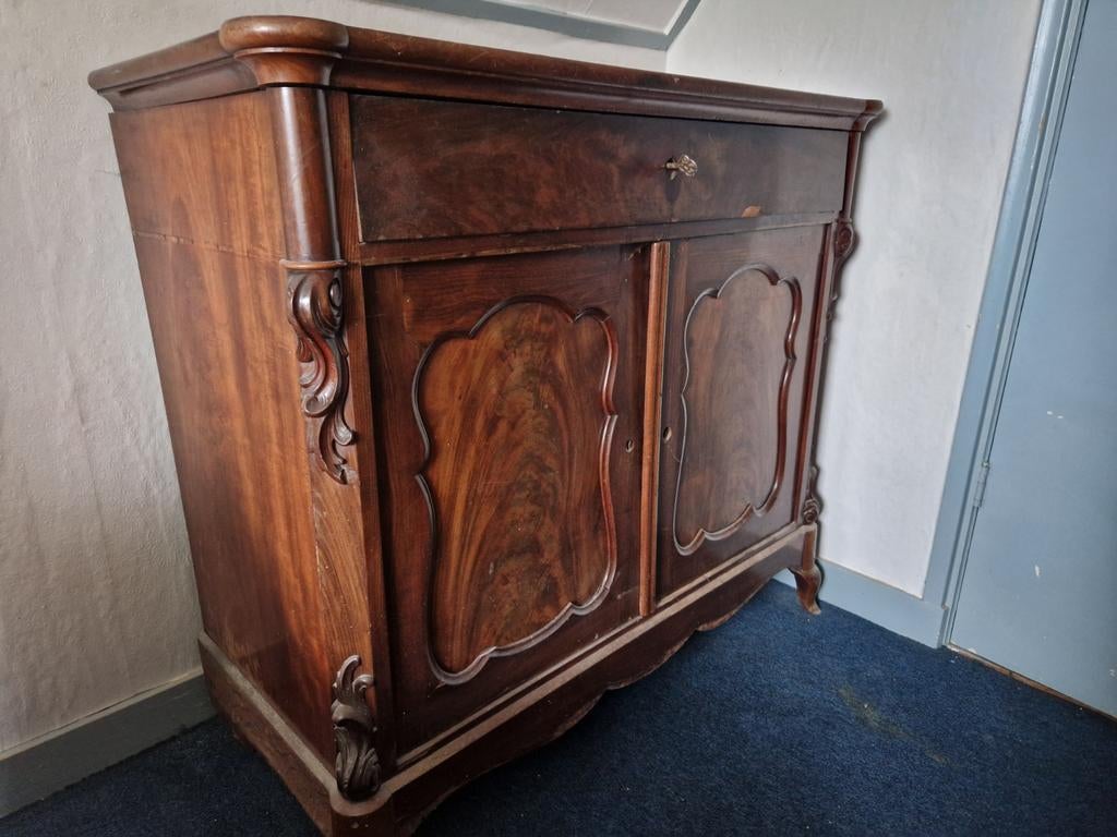 Antiek dressoir te koop, Ophalen, Gebruikt, 25 tot 50 cm