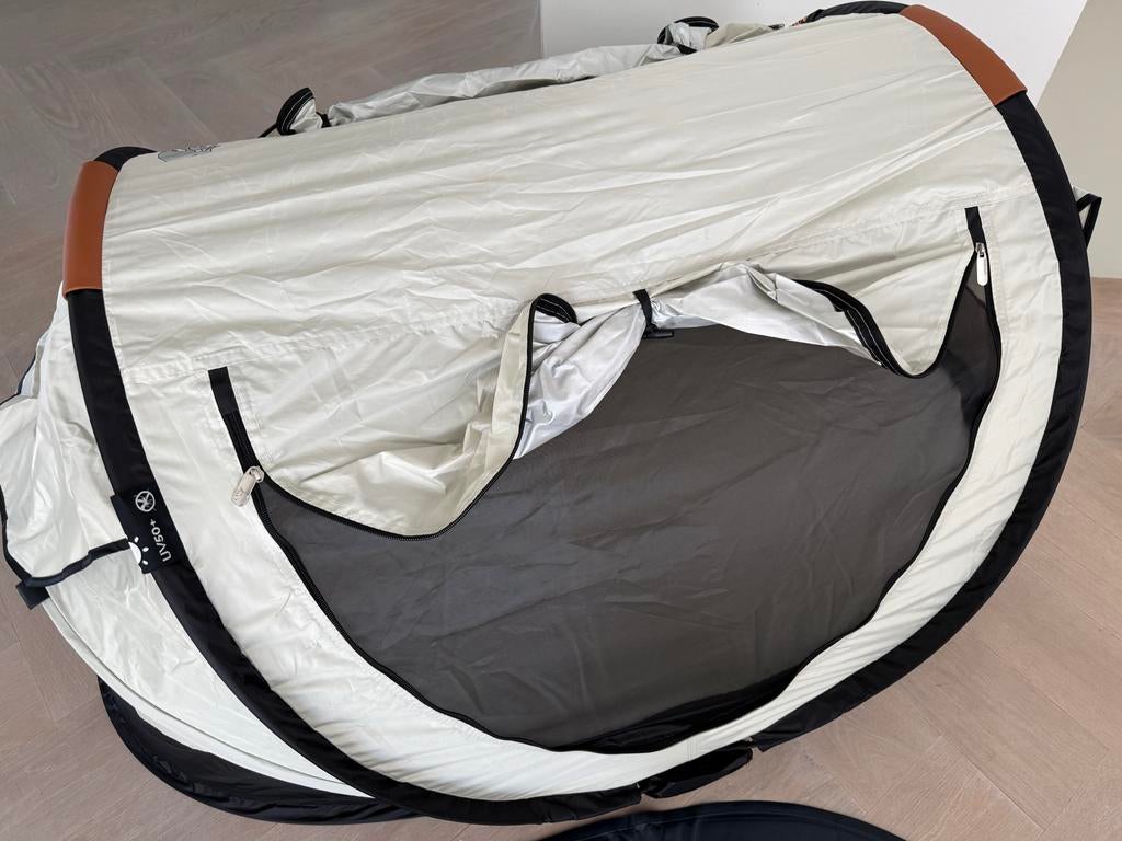Deryan Baby Luxe Campingbedje Ivory, Kinderen en Baby's, Babywiegjes en Ledikanten, Zo goed als nieuw, Reisbedje, Ophalen of Verzenden