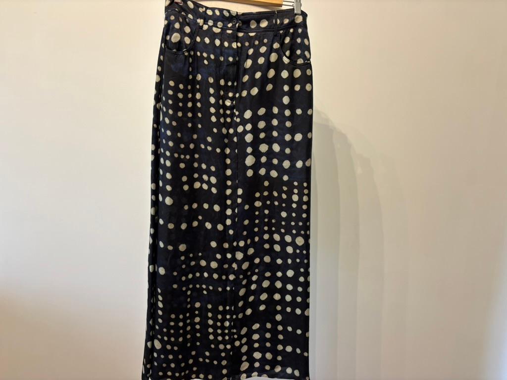 Prachtige Diega Rok Maat M - Met Zakken - Silk Mix - Nieuw, Maat 38/40 (M), Blauw, Nieuw, Diega