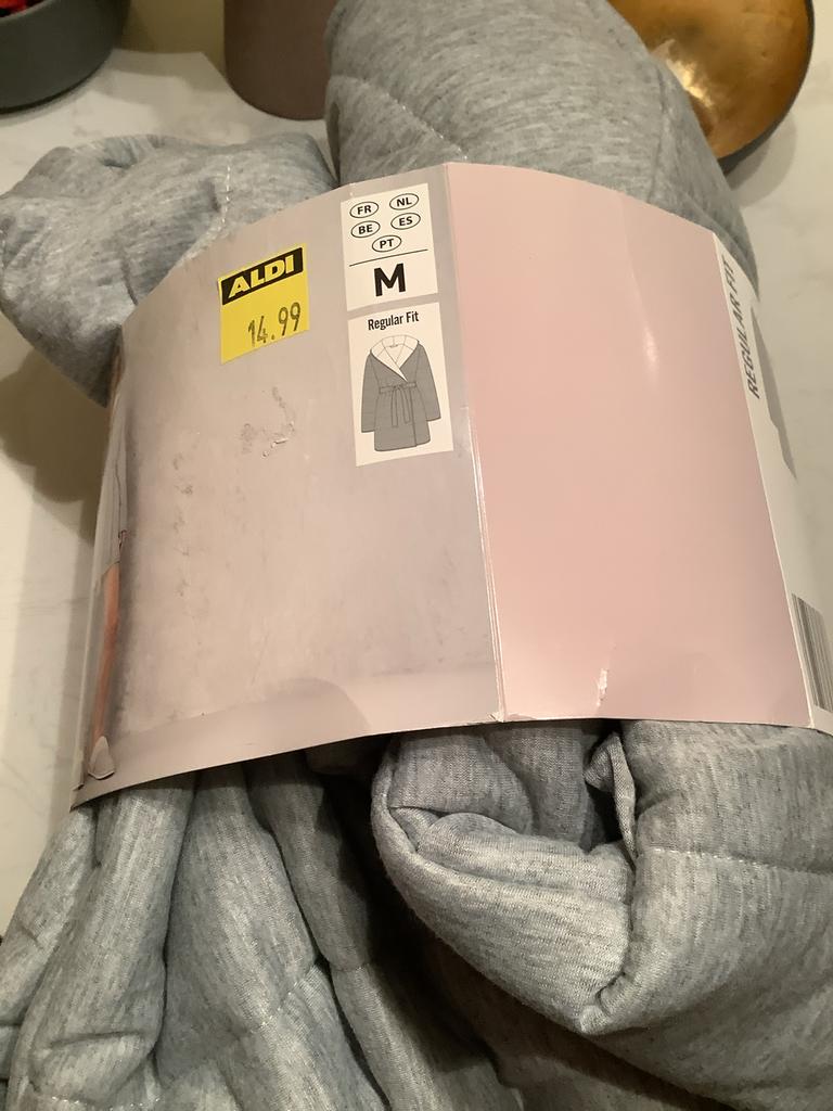 Gewatteerde badjas maat M Aldi, Ophalen of Verzenden, Nieuw