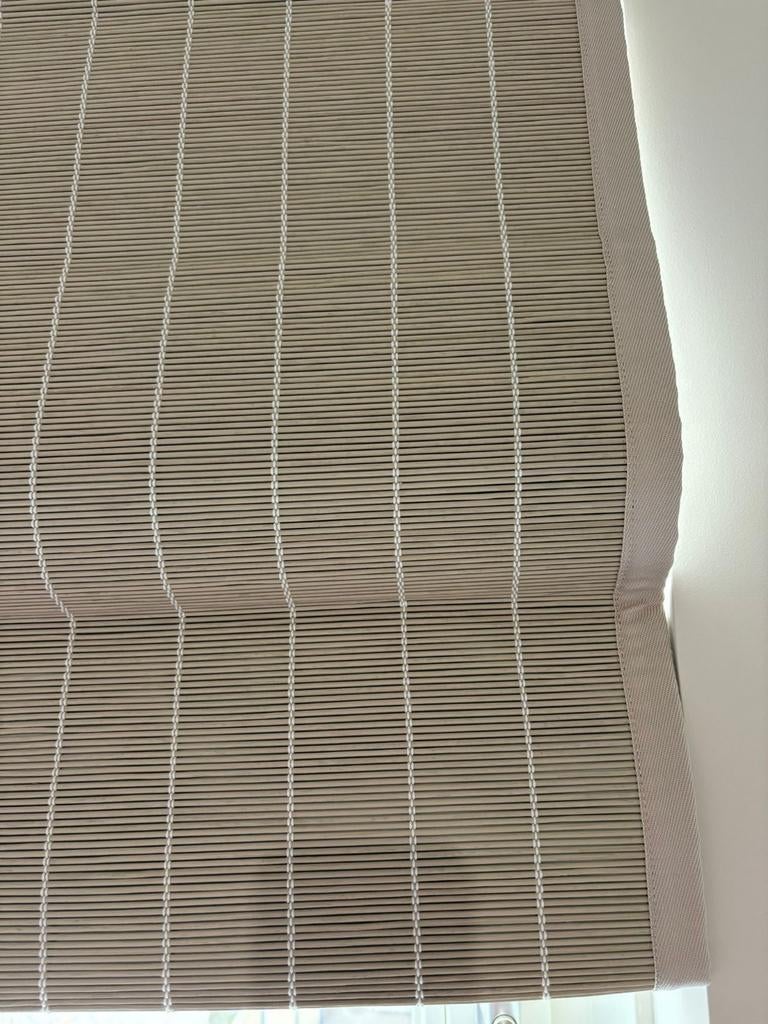 Tuiss Raamdecoratie: 2x Vouwgordijn + 1x Rolgordi, Ophalen, 100 tot 150 cm, Nieuw, 100 tot 150 cm