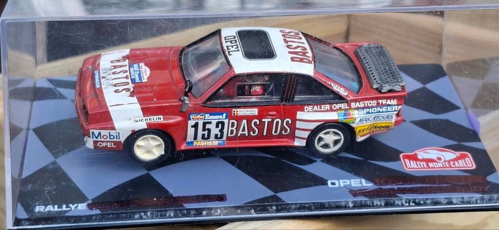 Opel Manta 400 Bastos Dakar modelauto, Ophalen of Verzenden, Auto, Overige merken