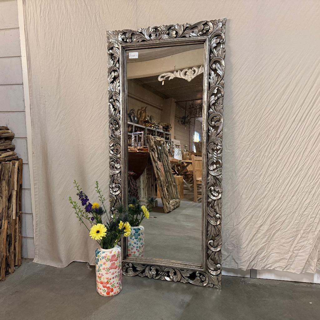 Barok spiegel - houten lijst - 170 x 80 cm - TTM Wonen, TTM Wonen, Meubels – (Perzische) Tapijten en Woonaccessoires, Taag 63, 2491 CS, Den Haag (Forepark)