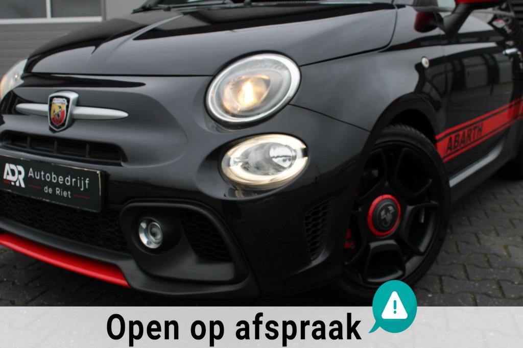 Fiat 500 1.4 T-Jet Abarth 595 Pista / NAVI / KUIPSTOEL/SPORT, Voorwielaandrijving, Stof, Gebruikt, Zwart