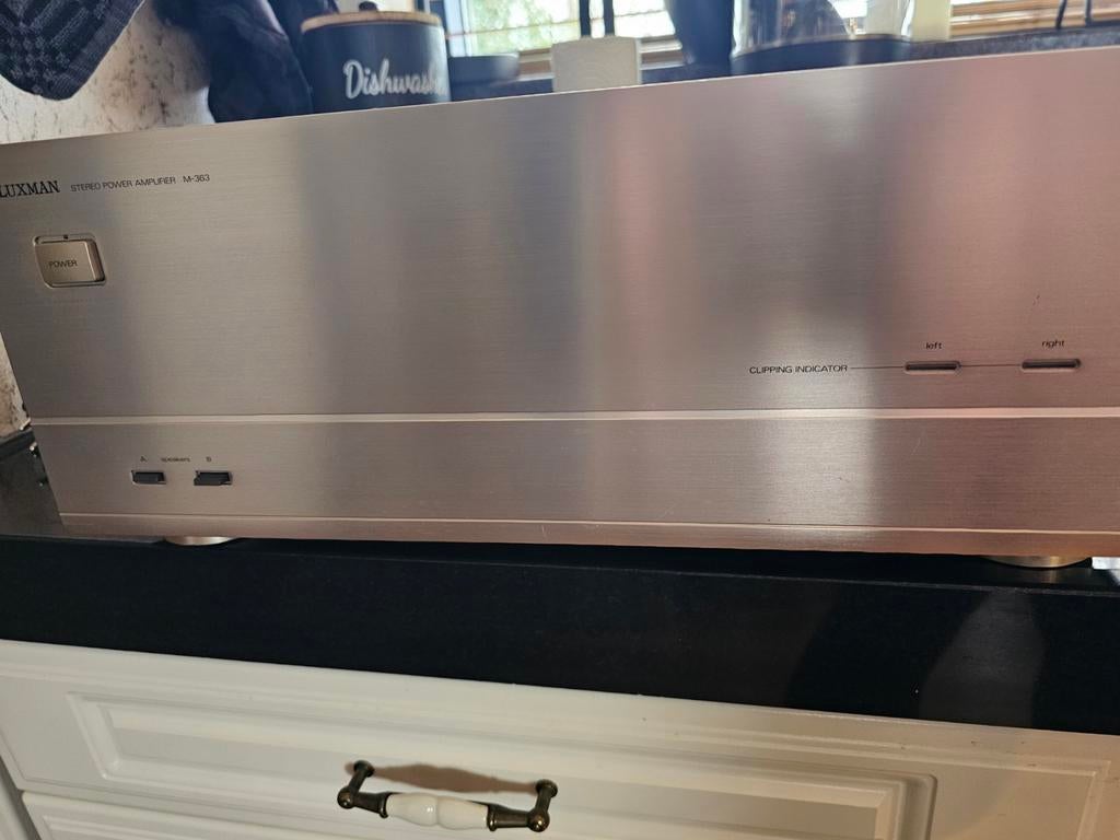 LUXMAN C-363  Eindversterker Japan, Ophalen, 120 watt of meer, Overige merken