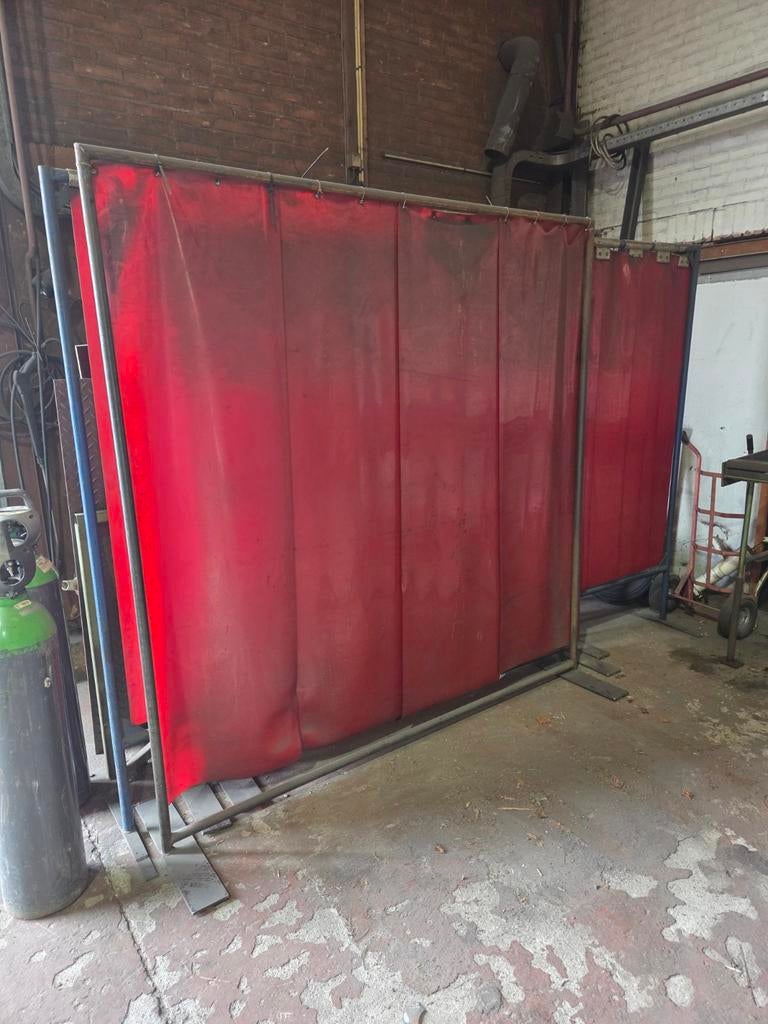 Las schermen / las gordijnen, Ophalen, Minder dan 150 ampère, Elektroden