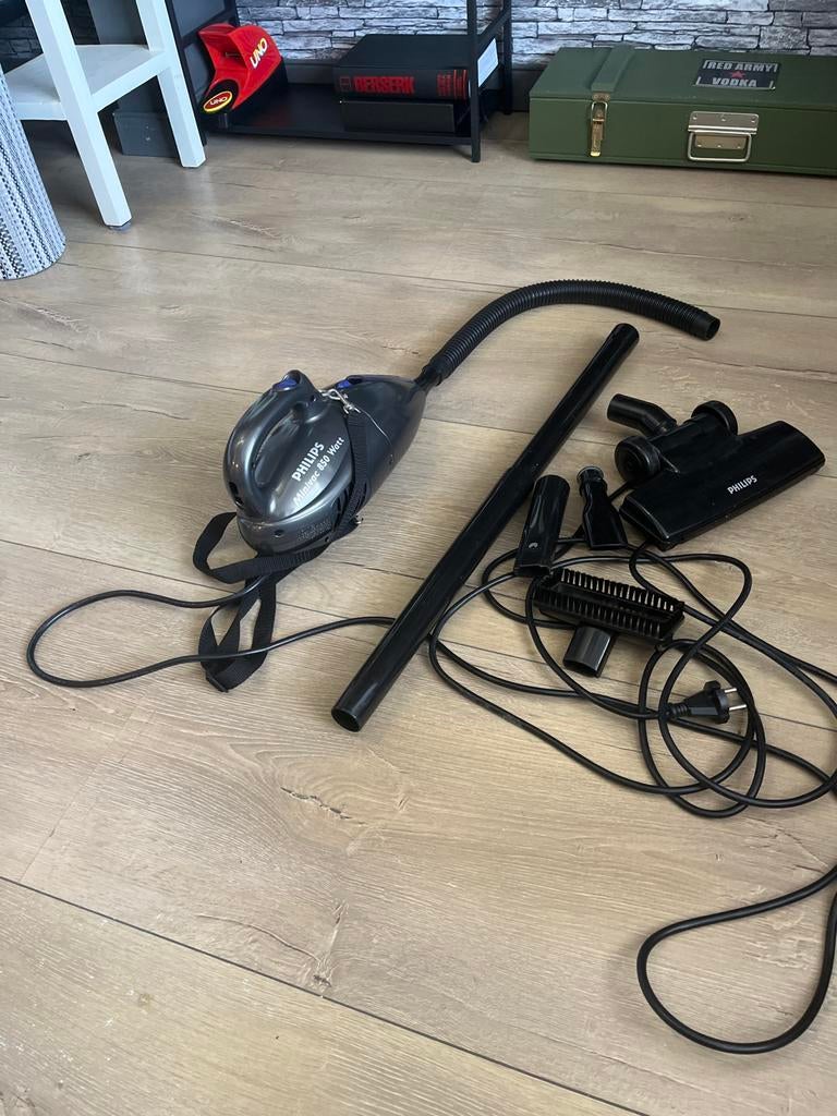 Philips Minivac 850 Watt stofzuiger, Gebruikt, Stofzuiger, Ophalen of Verzenden, Minder dan 1200 watt
