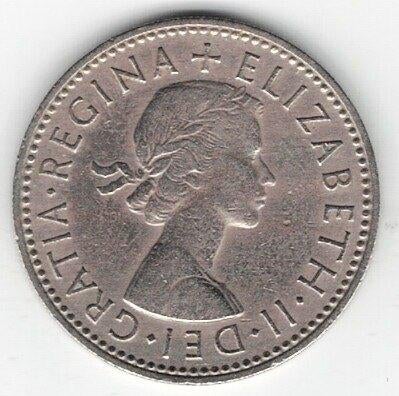 26-699 Engeland 1 shilling 1958, Verzenden, Overige landen, Losse munt