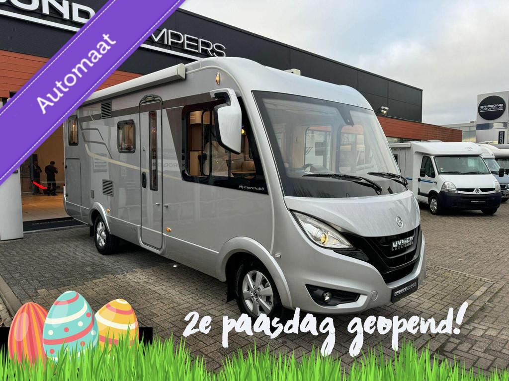 Hymer B580 MC Automaat Enkele Bedden Hefbed XXL Garage Silve, Airbags, 7 tot 8 meter, Bedrijf, Diesel