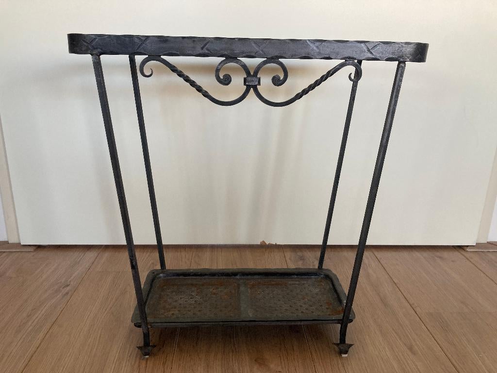 Brocante gietijzeren paraplubak, Ophalen of Verzenden