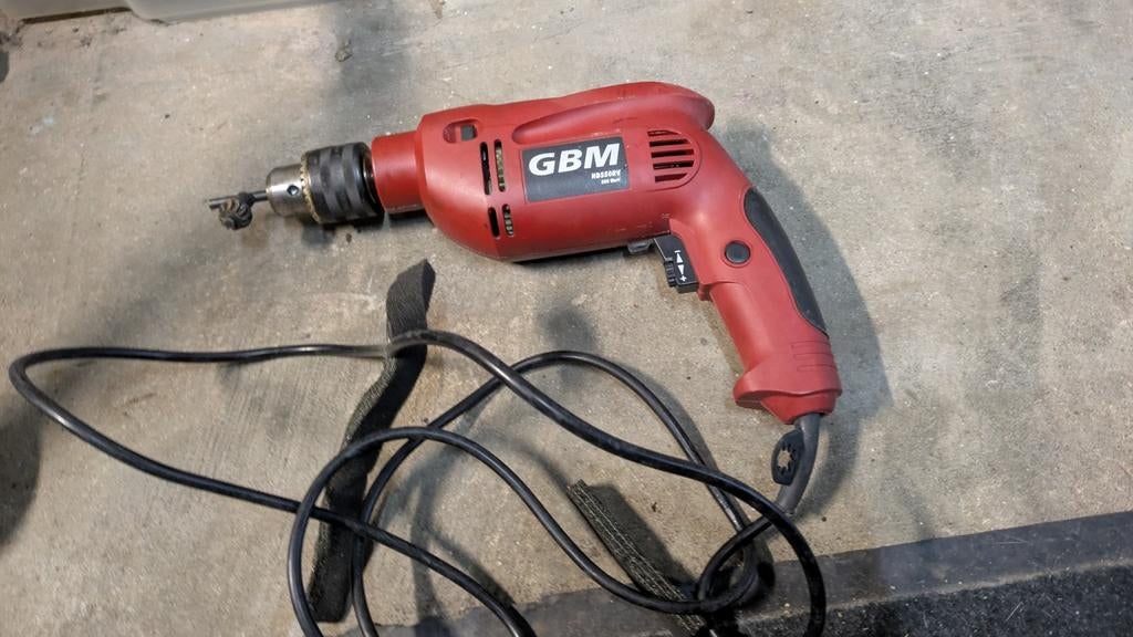 Boormachine GBM 500w, Ophalen of Verzenden, 400 tot 600 watt, Boormachine