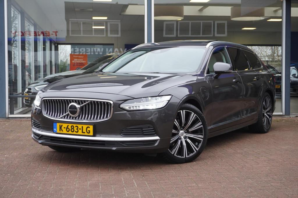 Volvo V90 2.0 T6 AWD R-Design Automaat | Panodak | Leder | V, 4 cilinders, 1969 cc, Vierwielaandrijving, Hybride Elektrisch/Benzine
