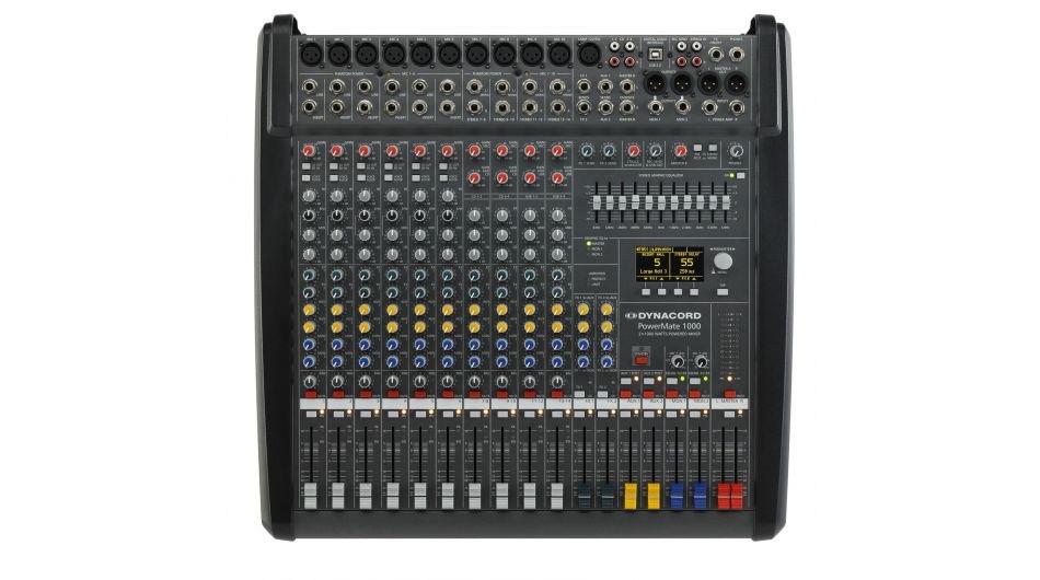 Dynacord Powermate 1000, Muziek en Instrumenten, Mengpanelen, Zo goed als nieuw, 10 tot 20 kanalen, Microfooningang, Ophalen of Verzenden
