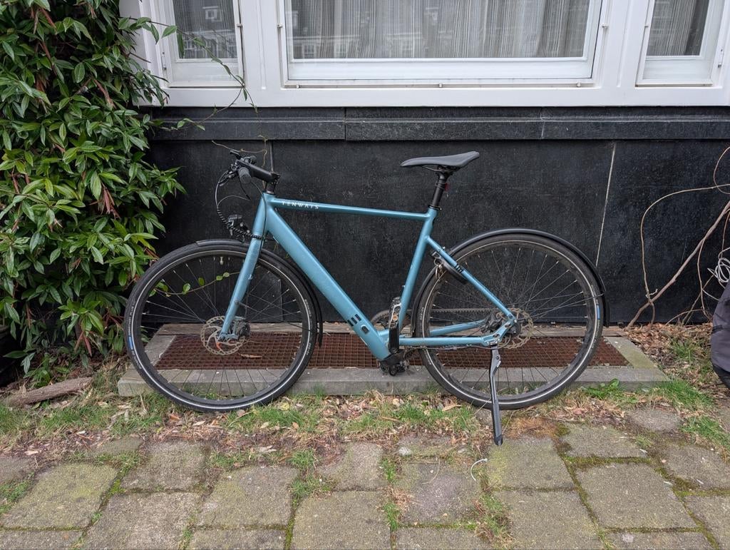 Tenways CGO600 Sky Blue met Shimano Deore, Minder dan 10 versnellingen, Gebruikt, 53 tot 57 cm, Ophalen