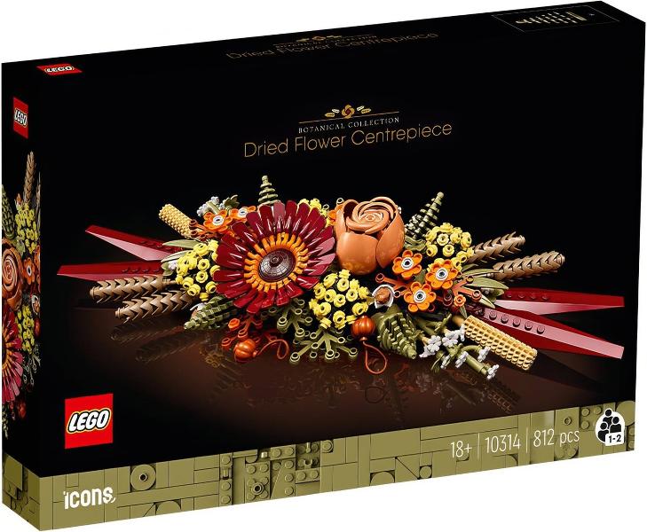 Lego 10314 Dried Flower Centrepiece, Ophalen of Verzenden, Nieuw, Complete set, Lego