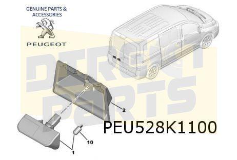 Peugeot Expert achterpaneel cmplt. (9/16-) Origineel! 161396