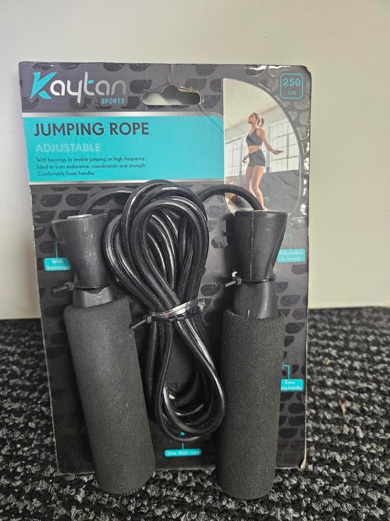 Kaytan Sports Springtouw - Verstelbaar met Lagers, Ophalen of Verzenden, Sport-springtouw, Nieuw