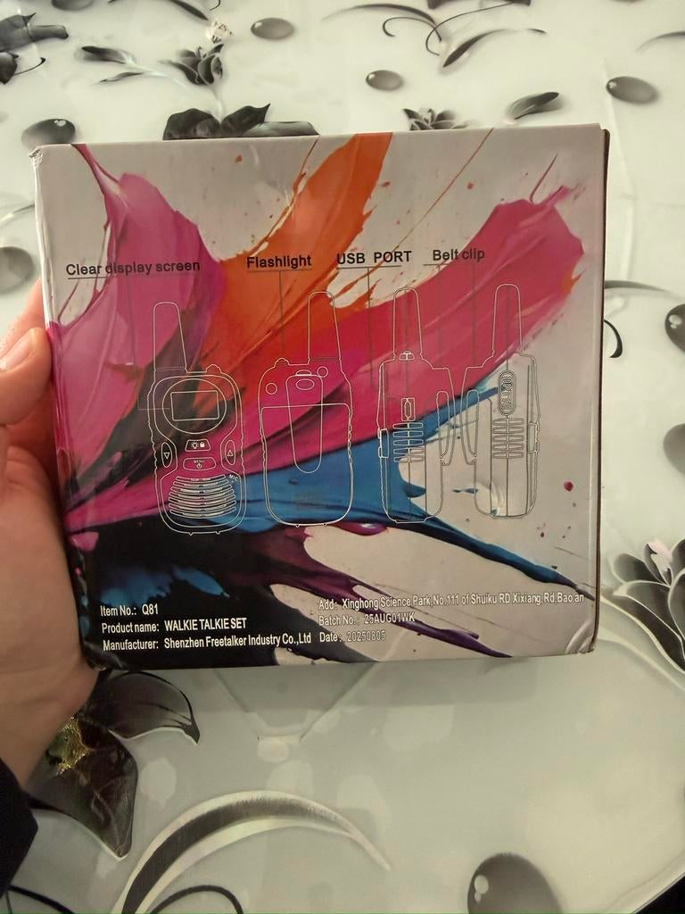 Walkie talkie nog nieuw, Nieuw, Ophalen of Verzenden, Portofoon of Walkie-talkie, Trilfunctie