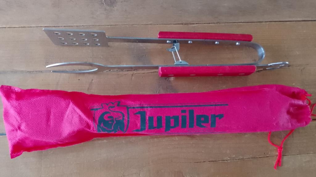 NIEUW JUPILER barbecue gereedschap bier opener in hoes, Ophalen of Verzenden, Zo goed als nieuw, Jupiler