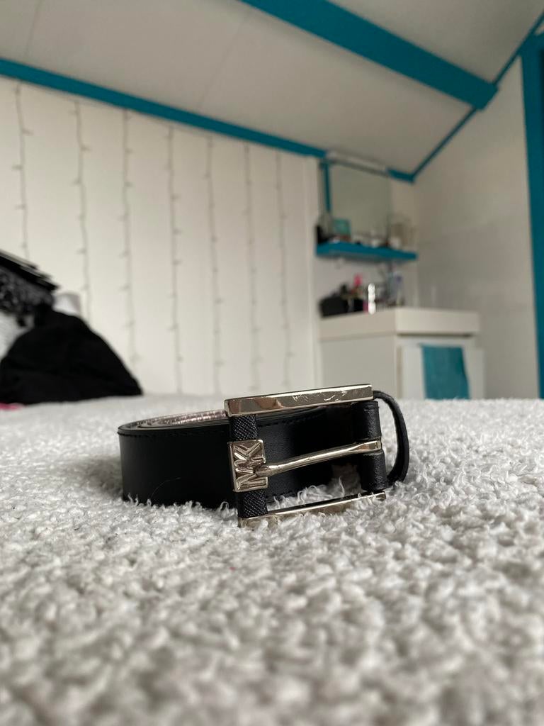 Michael Kors riem zwart/zilver dames, Kleding | Dames, Riemen en Ceinturen, Tailleriem, Ophalen of Verzenden, Zo goed als nieuw