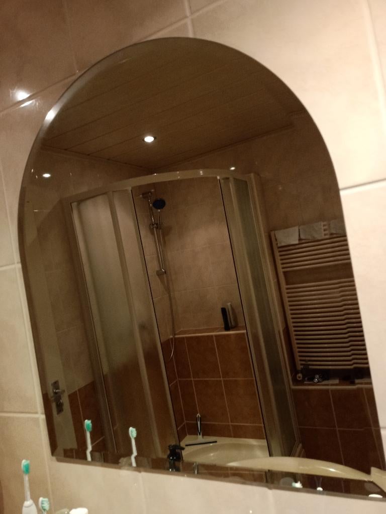 Badkamer spiegel, Ophalen, Overige typen, 50 tot 100 cm, Zo goed als nieuw