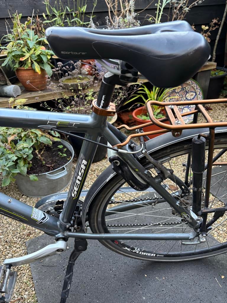 Heren fiets Sensa superlite,Shimano derailleur, 28 inch, Zo goed als nieuw, 57 tot 61 cm, Meer dan 20 versnellingen