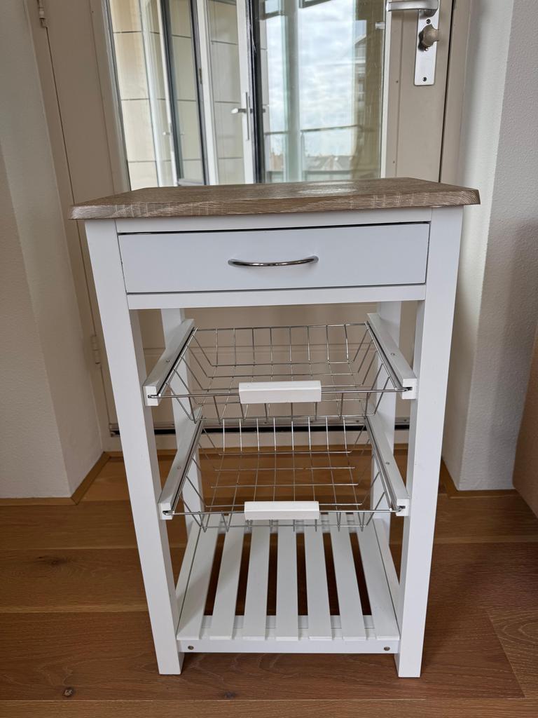 Praktisch Kastje met Lade en Draadmanden, Ophalen, Zo goed als nieuw