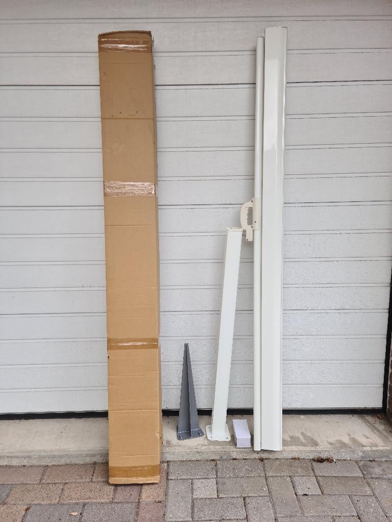 Brulo windscherm 180x300 cm beige transparant, Tuin en Terras, Overige Tuin en Terras, Ophalen, Nieuw