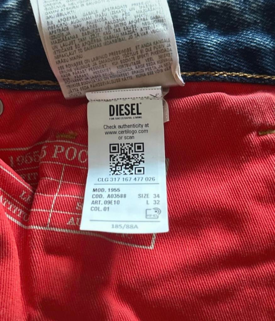 Diesel jeans, Ophalen of Verzenden, Nieuw, Blauw