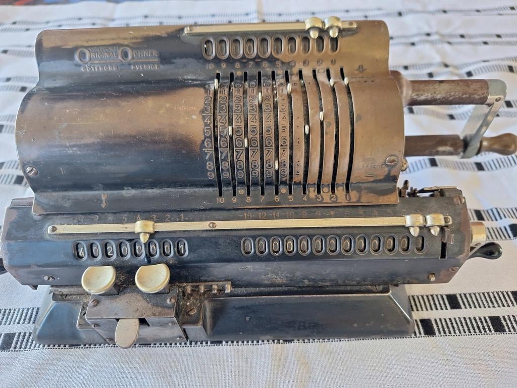 Antieke Original Odhner rekenmachine, Ophalen of Verzenden