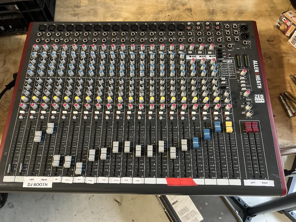 Allen&Heath Z22fx, Ophalen, Gebruikt, 10 tot 20 kanalen