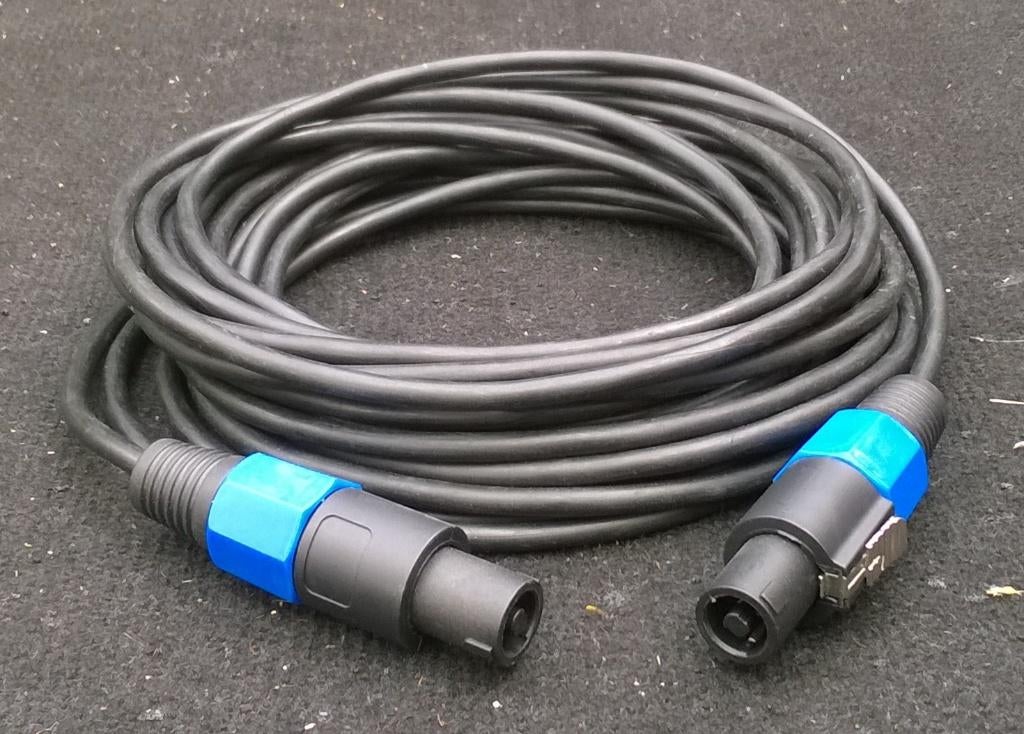 Luidsprekersnoer 10 meter, budget versie, Speaker of Versterker, Ophalen of Verzenden, Zo goed als nieuw, Nb