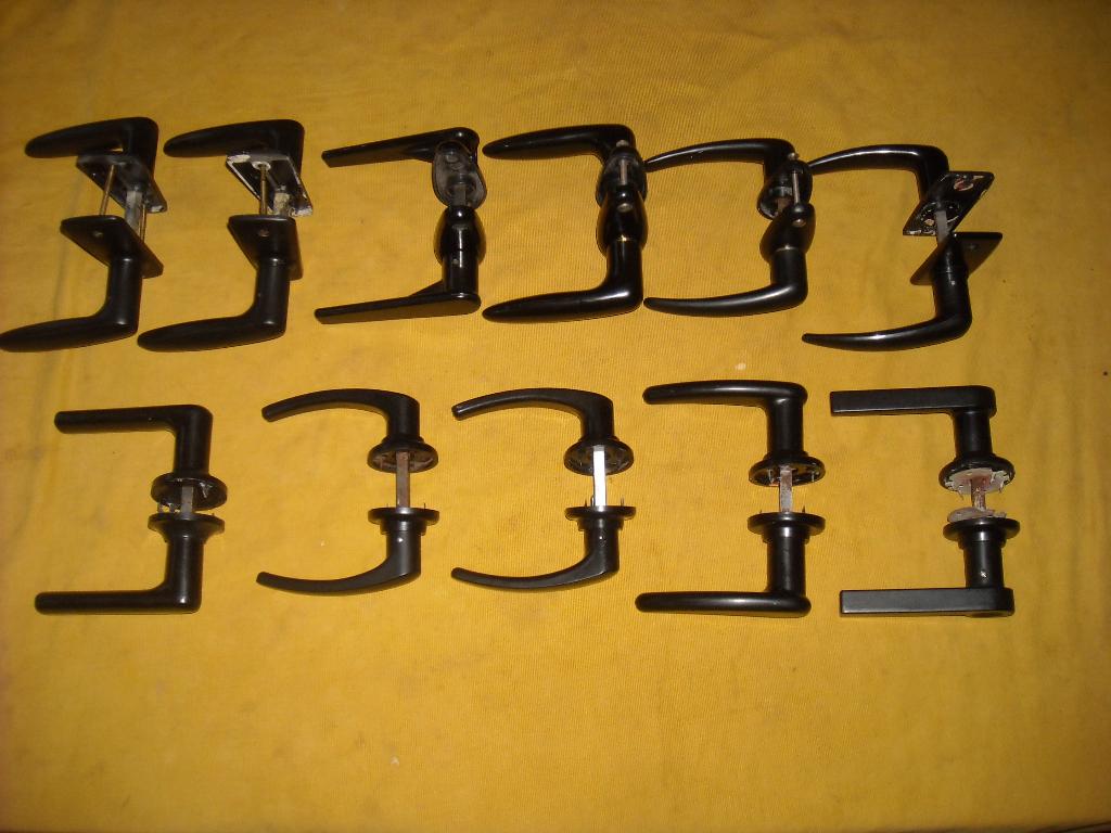 bakelieten deurklinken deurkrukken klink kruk jaren 50 oude, Ophalen of Verzenden