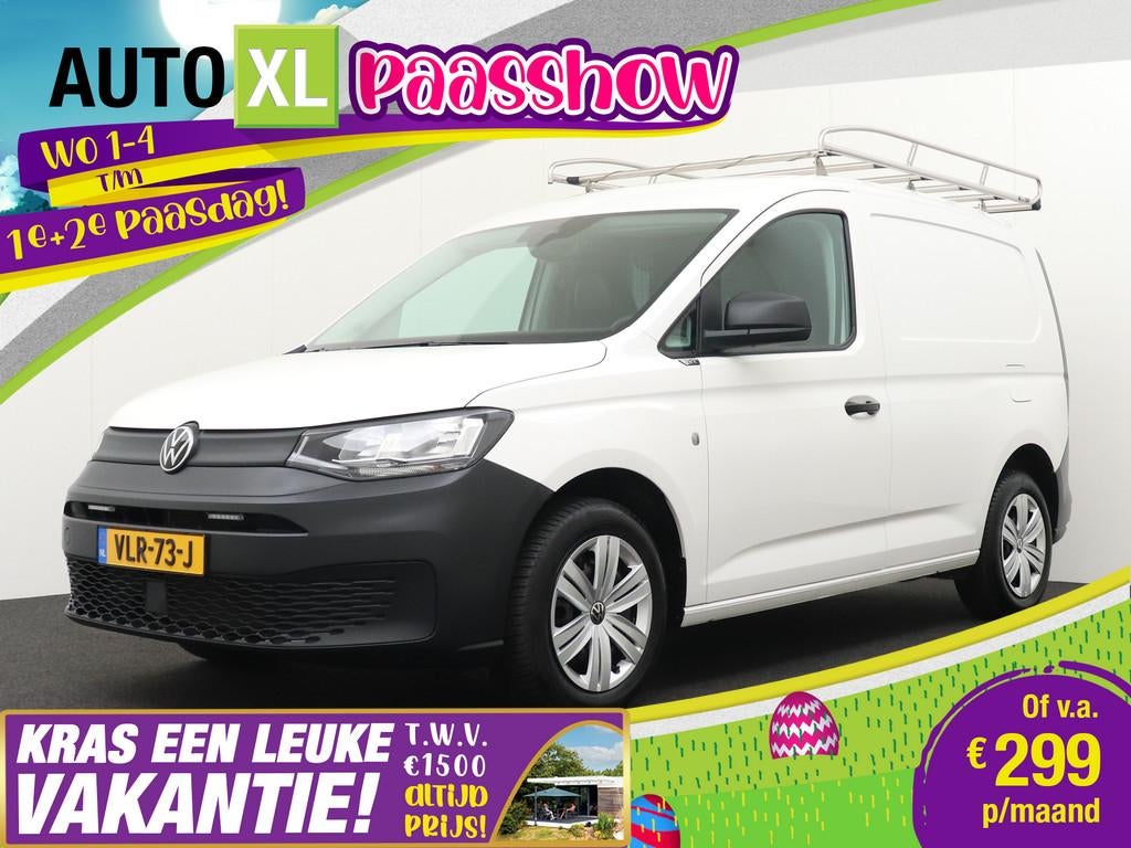 Volkswagen Caddy Cargo 1.5 TSI 115 PK Aut. Business+ RVS Imp, Auto's, Bestelauto's, 4 cilinders, Volkswagen, 116 pk, Wit