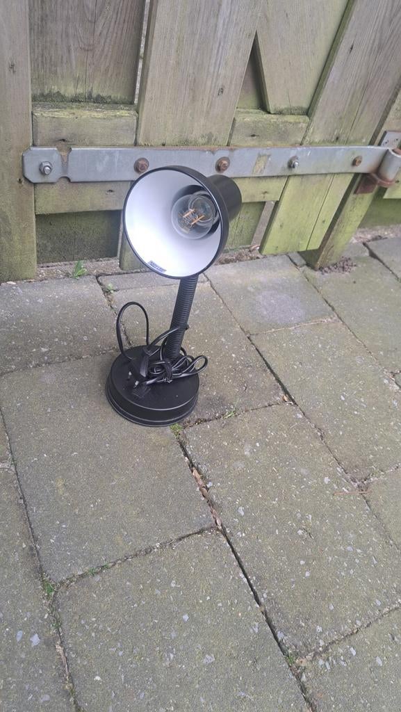Bureaulamp zwart, Ophalen of Verzenden, Zo goed als nieuw, Minder dan 50 cm