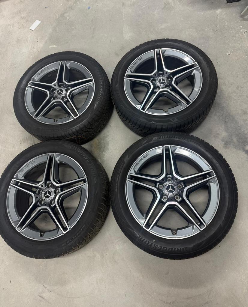 Originele Mercedes-Benz GLA GLB winterwielen 19 inch velgen, Banden en Velgen, Nieuw, Winterbanden, Personenwagen