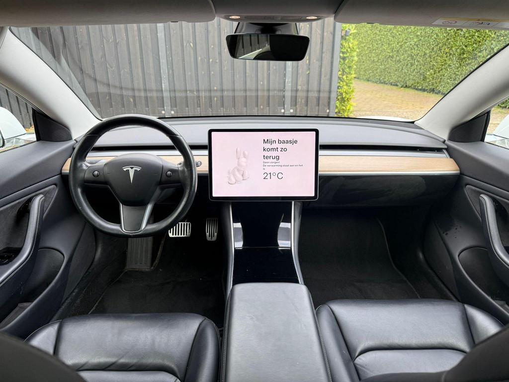 Tesla Model 3 Long Range AWD 75 kWh TREKHAAK, Auto's, Tesla, Wit, Origineel Nederlands, 351 pk, 84 €/maand