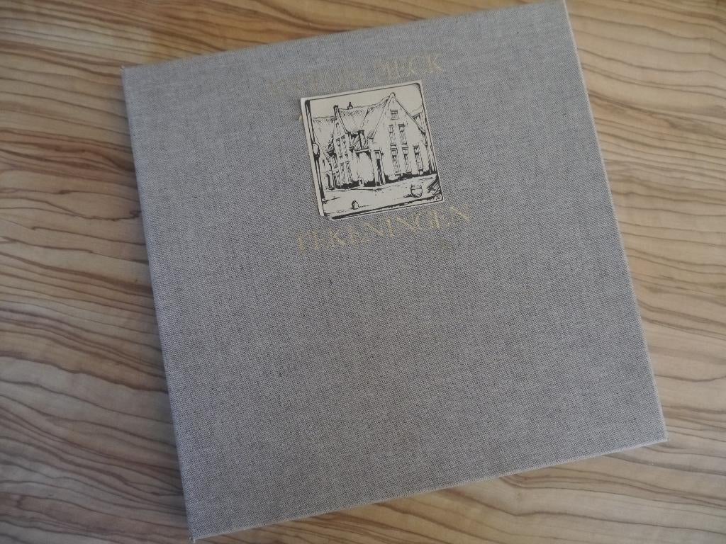 Anton Pieck tekeningen in doos, Huis en Inrichting, Woonaccessoires | Schilderijen, Tekeningen en Foto's, Gebruikt, Tekening, Minder dan 50 cm