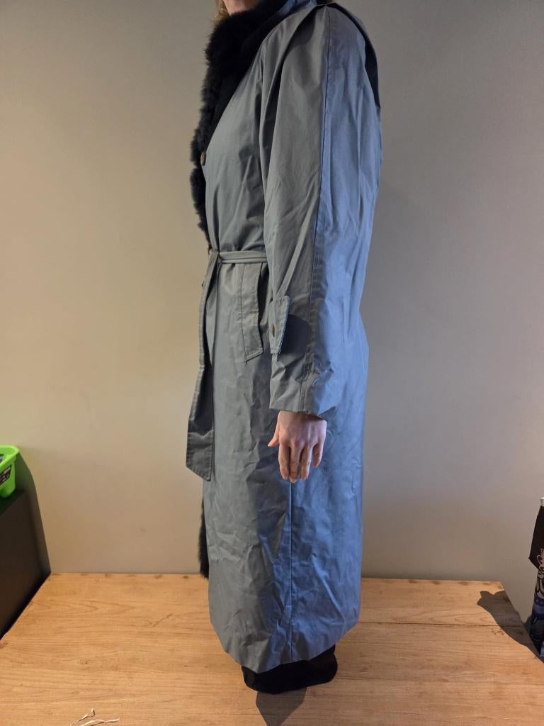 Bontjas Peggy K (Lady Western), Kleding | Dames, Jassen | Winter, Maat 38/40 (M), Blauw, Ophalen of Verzenden, Gedragen