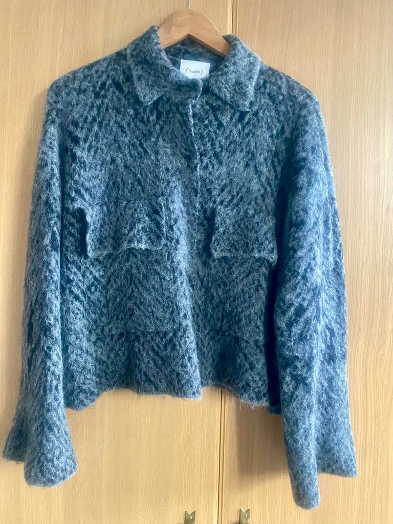 Nude Alpaca Blend Vest/Jasje - Maat 40, Ophalen of Verzenden, Zo goed als nieuw, Maat 38/40 (M), Grijs