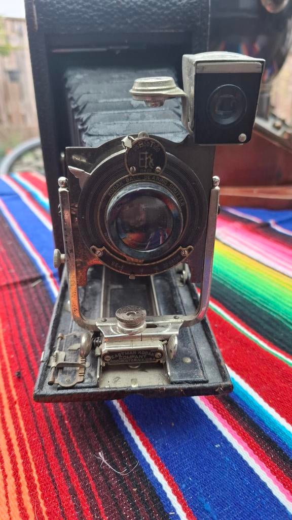 Oude Kodak balgcamera - Antiek Fototoestel, Ophalen of Verzenden, Gebruikt, Spiegelreflex, Overige Merken